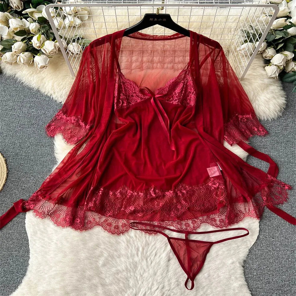 Collections: Off-the-Shoulder Bow Lingerie – Halloween Nightwear