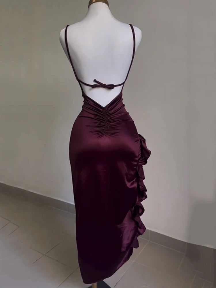 Backless Strapless Bodycon Dress