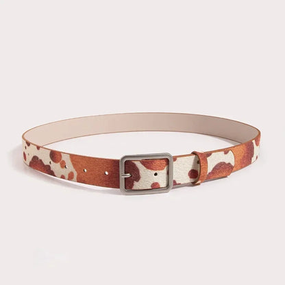 Cow Print Belts