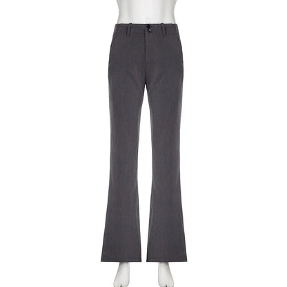 Gray Vintage Suit Pants