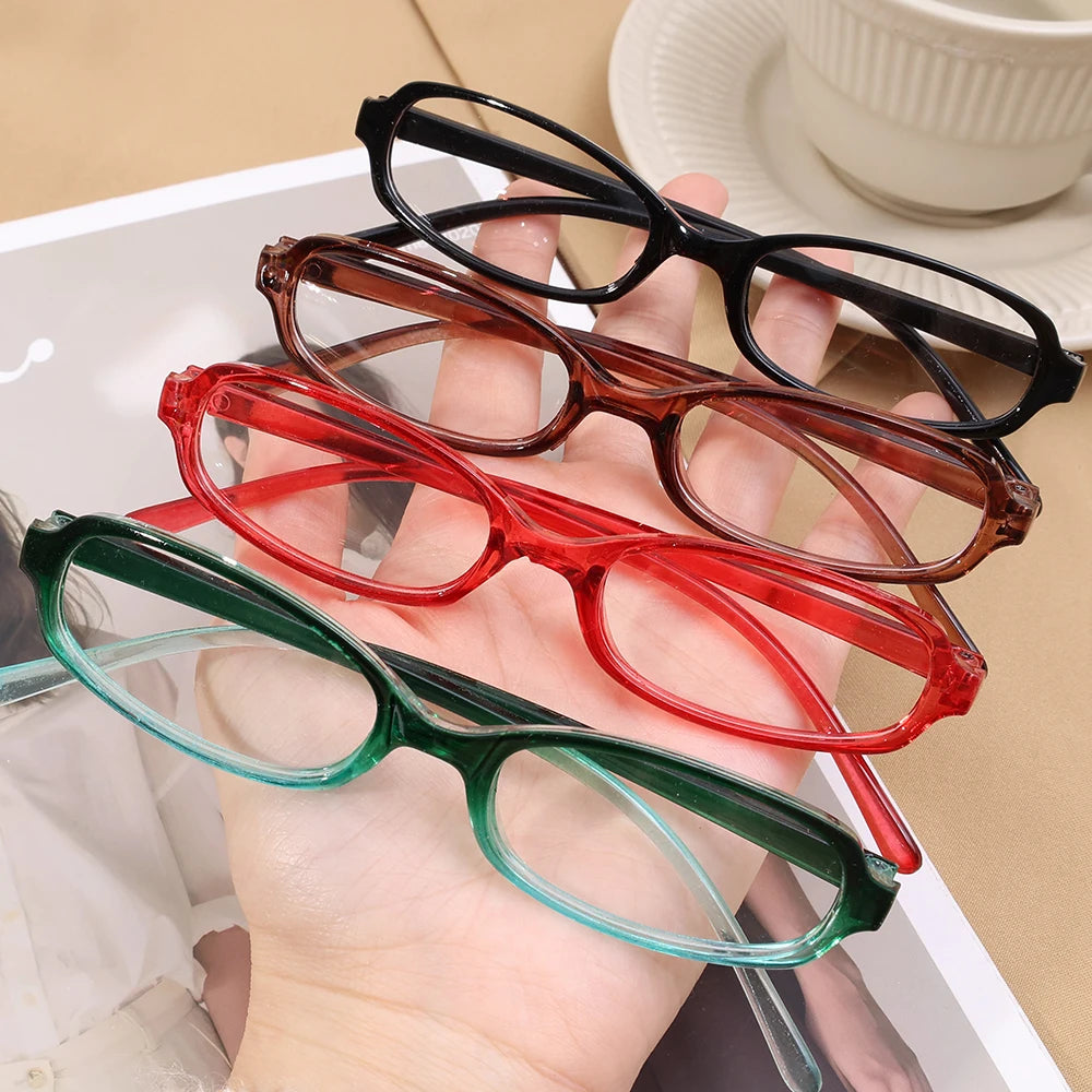 Square Colorful Small Frame Glasses