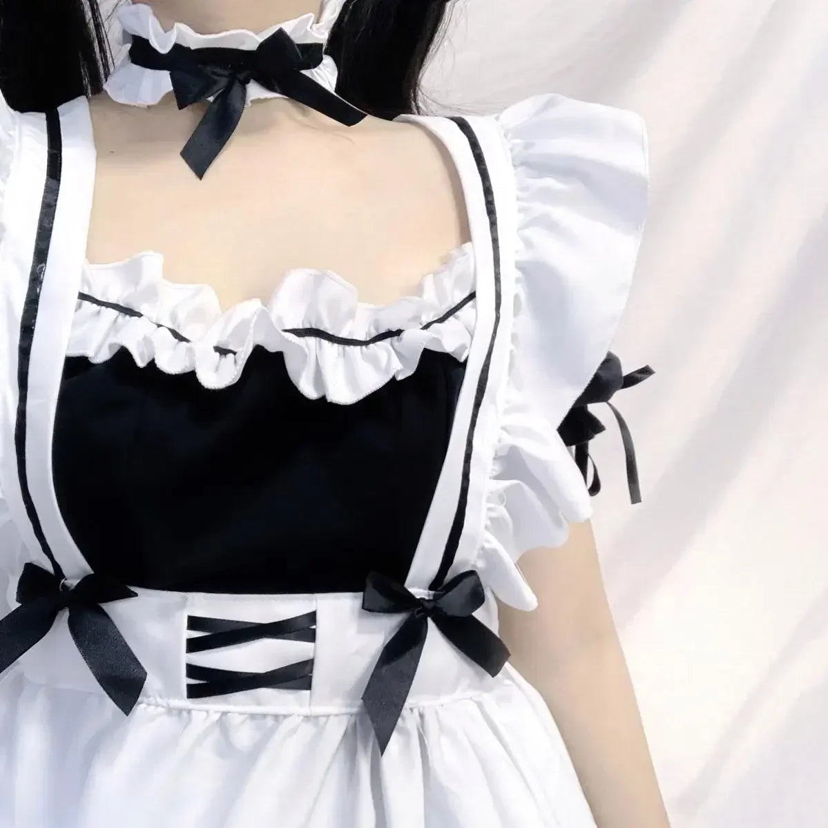 Cute Maid Cosplay Costume – 6-Piece