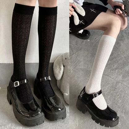 Japan Style High School Student Knee High Socks