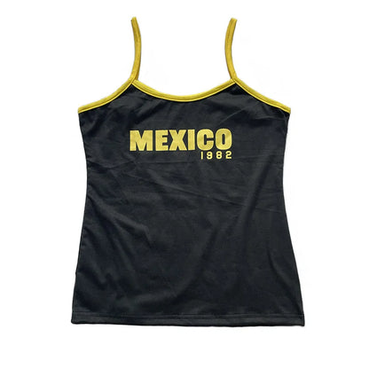 MEXICO Sleeveless Crop Top