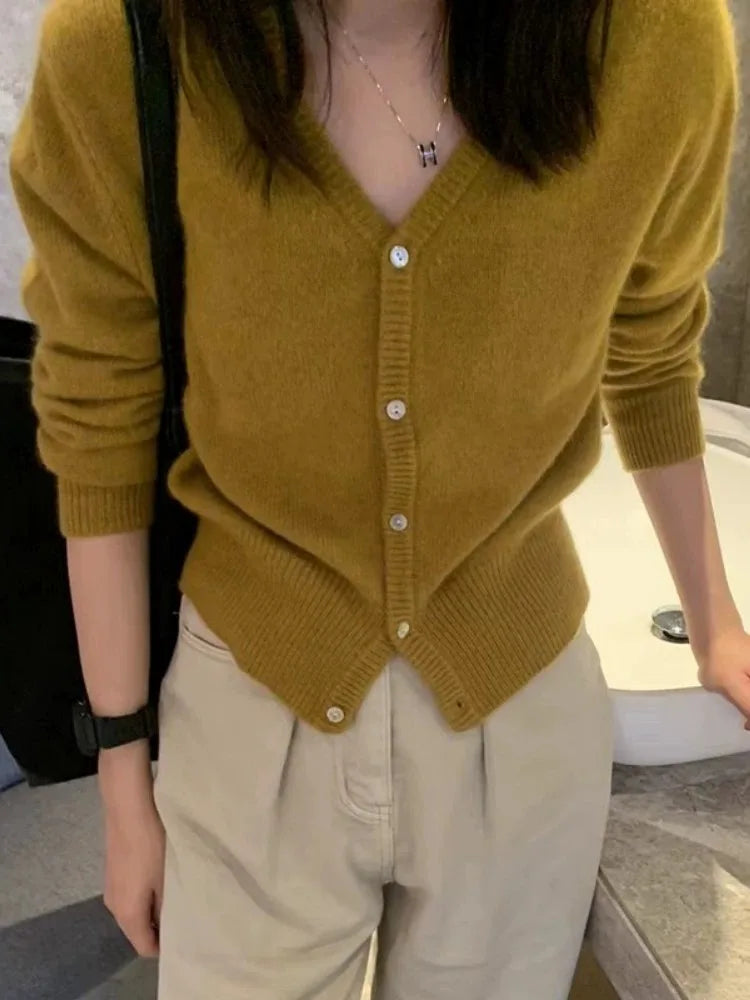 Cashmere V-Neck Cardigan