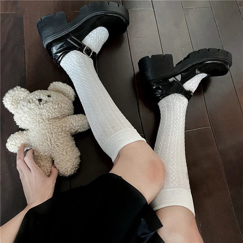 Japan Style High School Student Knee High Socks