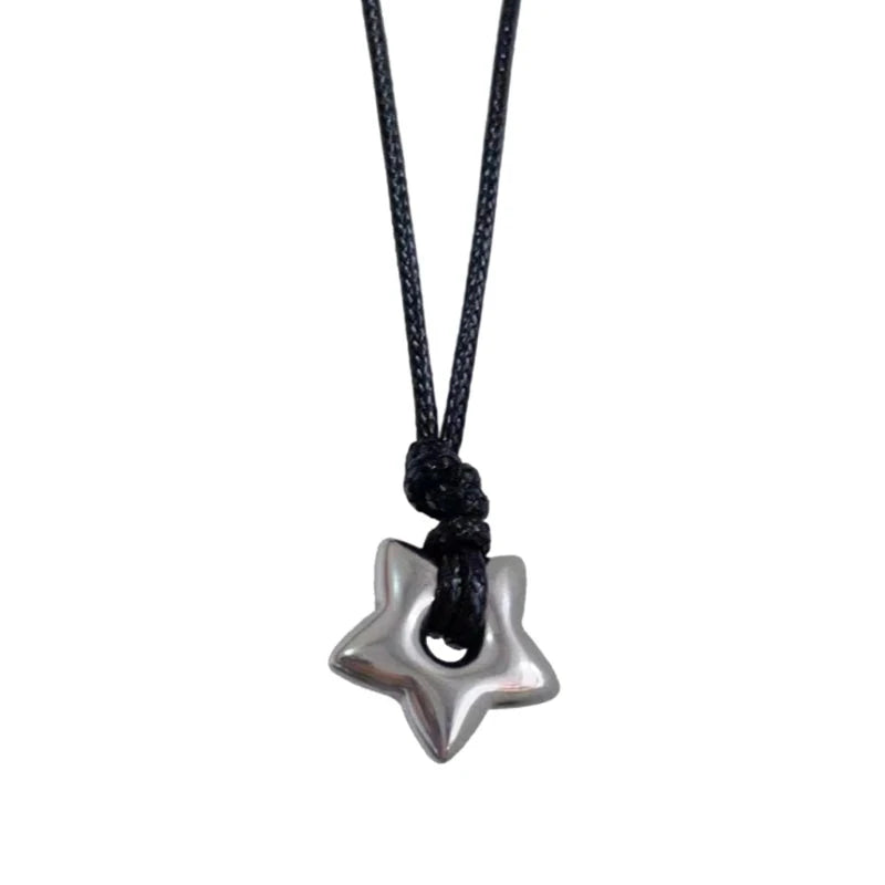 Hollow Five-pointed Star Necklace