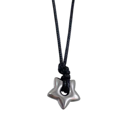 Hollow Five-pointed Star Necklace