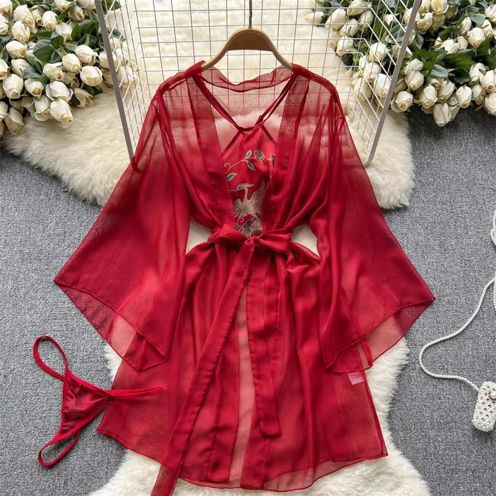 Collections: Off-the-Shoulder Bow Lingerie – Halloween Nightwear