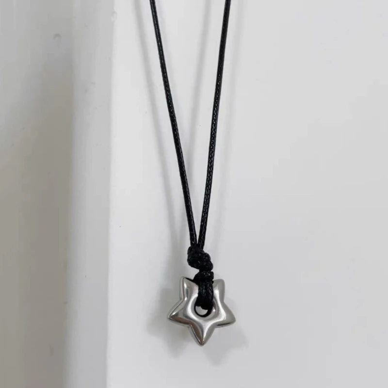 Hollow Five-pointed Star Necklace