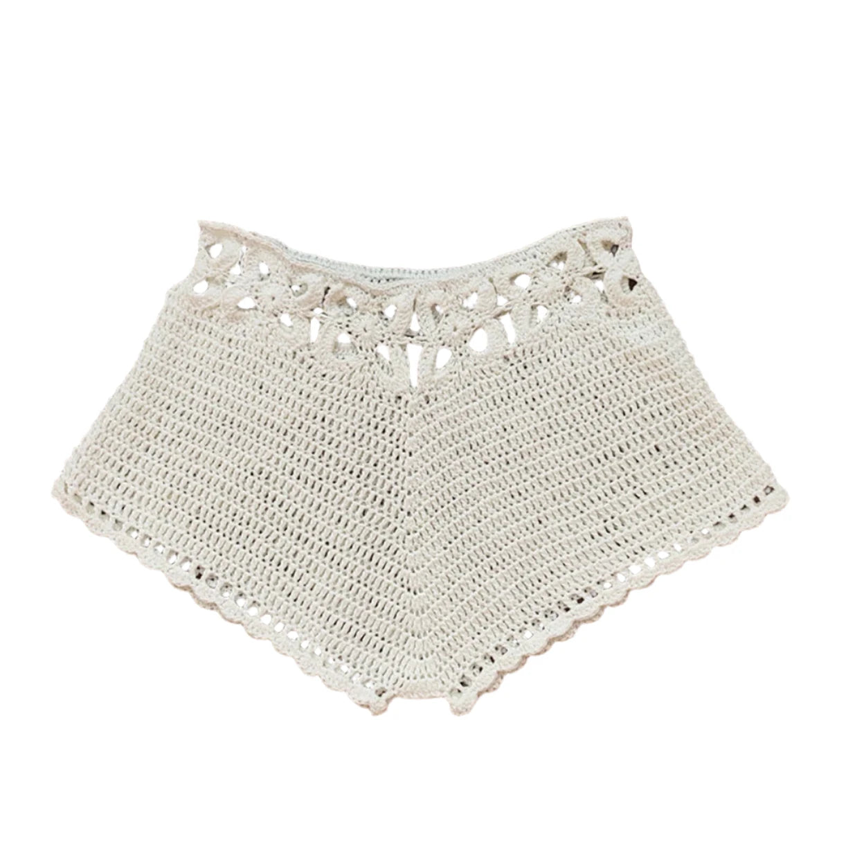 Crochet Cutout Shorts