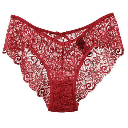 Women Sexy Lace Panties – Seamless Cotton Breathable Briefs