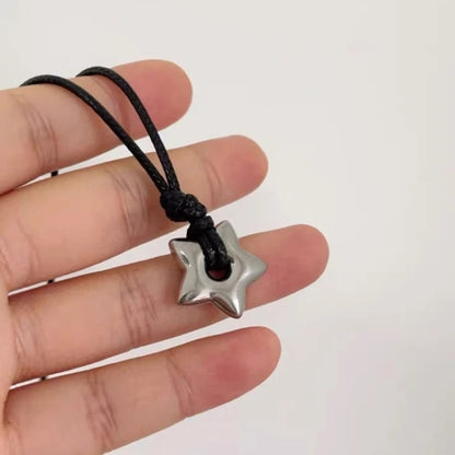 Hollow Five-pointed Star Necklace