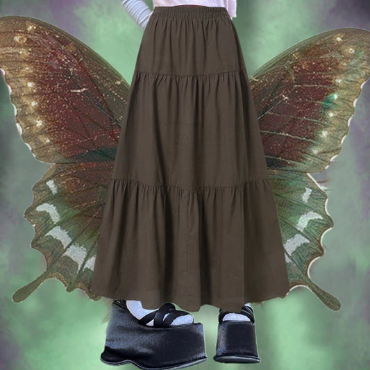 Fairycore Vintage Pleated Skirt