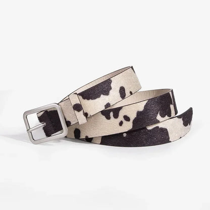 Cow Print Belts