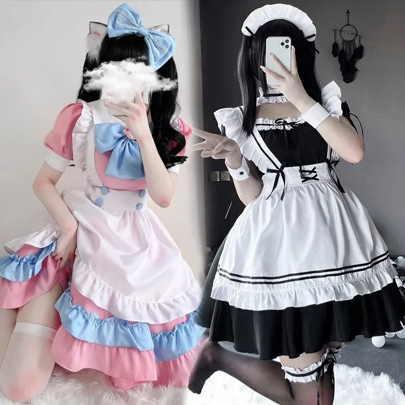 Pink Maid Uniform Set