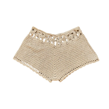 Crochet Cutout Shorts