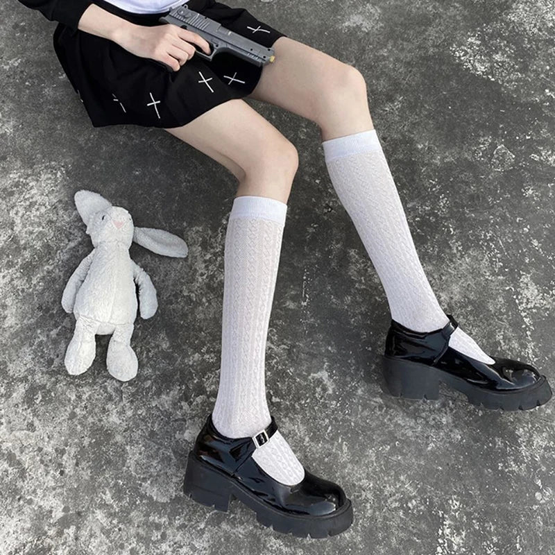 Japan Style High School Student Knee High Socks