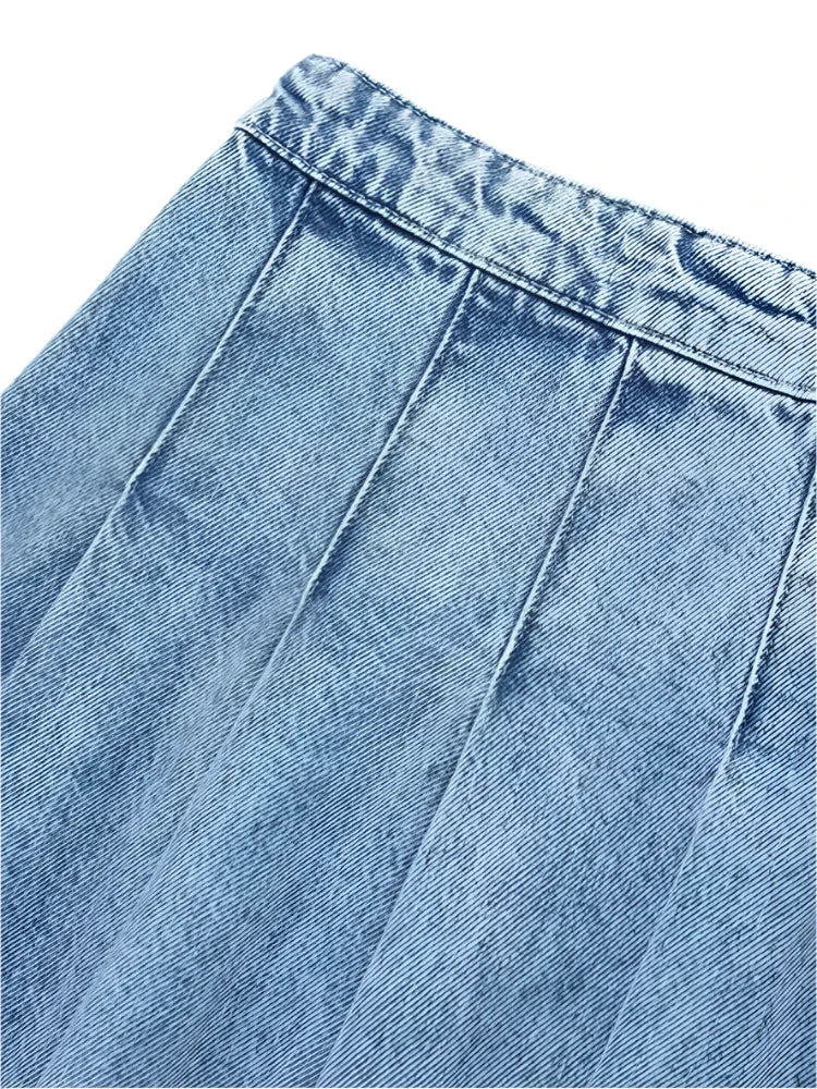 Denim Tennis Skirt