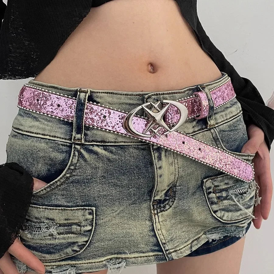 Bling Star Rhinestone Belt