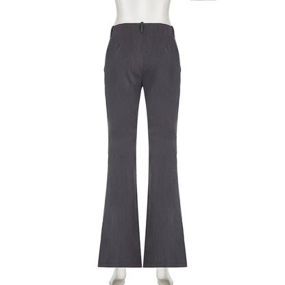 Gray Vintage Suit Pants